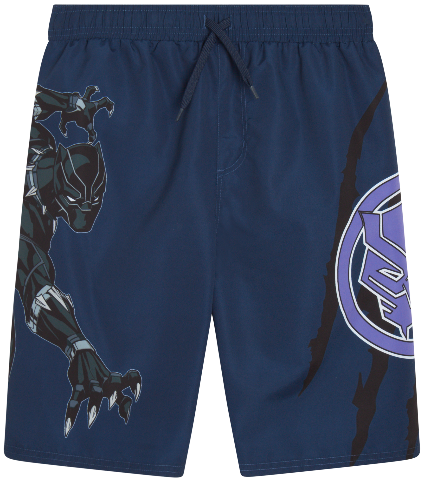 Marvel Avengers Boys’ Swim Trunks – Captain America, Iron Man, Hulk, Black Panther Swimsuit –(2T-12)